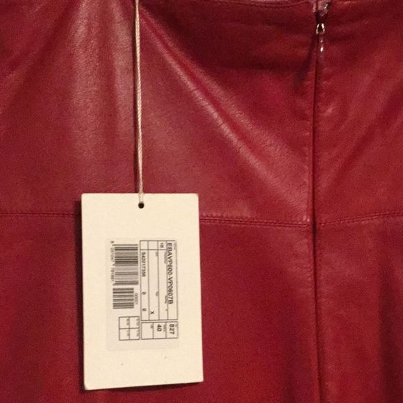 Valentino leather red dress - Picture 7 of 15